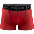 Męskie bokserki Craft Greatness 3" czerwony/czarny Canyon