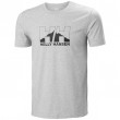 Koszulka męska Helly Hansen Nord Graphic T-Shirt jasnoszary Grey Melange