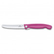 Składany nóż Victorinox Swiss Classic - ostrze ząbkowane różowy Pink
