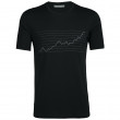 Koszulka męska Icebreaker SS Crewe Global Heat Index czarny Black