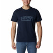 Koszulka męska Columbia M Rapid Ridge™ Graphic Tee ciemnoniebieski Collegiate Navy, Hex Script