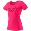 Koszulka damska Dynafit Graphic Co W S/S Tee 2021 różowy Lipstick/Grunge