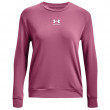 Bluza damska Under Armour Rival Terry Crew różowy Pace Pink/White