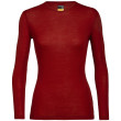 Koszulka damska Icebreaker W's 175 Everyday LS Crewe czerwony Oxblood