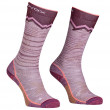 Damskie skarpety Ortovox Tour Long Socks W różowy/bordowy mountain rose