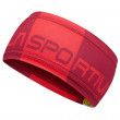 Opaska La Sportiva Diagonal Headband czerwony Sangria/Sunset