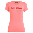 Koszulka damska Salewa Graphic Dry W S/S Tee różowy ShellPinkMelange