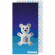 Ręcznik szybkoschnący Towee Bear niebieski Blue