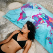Ręcznik szybkoschnący Towee Travel The World 80x160 cm