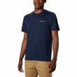 Koszulka męska Columbia Maxtrail SS Logo Tee niebieski/żółty CollegiateNavy