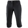 Damskie spodnie 3/4 Salomon Wayfarer Capri W czarny Black