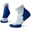 Damskie skarpety Smartwool Run Targeted Cushion Ankle Socks W szary/pomarańczowy Light Gray