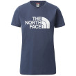 Koszulka damska The North Face S/S Easy Tee 2021 niebieski VintageIndigo