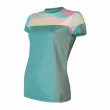 Damska koszulka Sensor Coolmax Impress jasnoniebieski mint/stripes