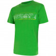 Koszulka męska Sensor Merino Wool PT GPS zielony Green