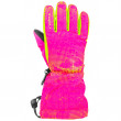 Rękawiczki dziecięce Relax Puzzy różowy/żółty PinkNeonYellow