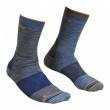 Skarpetki Ortovox Alpinist Mid Socks szary/niebieski DarkGray