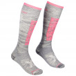 Damskie podkolanówki Ortovox W's Ski Compression Long Socks zarys grey blend