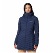 Damski płaszcz zimowy Columbia Joy Peak™ II Mid Jacket ciemnoniebieski Collegiate Navy