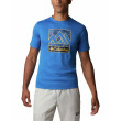 Koszulka męska Columbia Zero Rules Graphic jasnoniebieski BrightIndigo