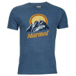 Koszulka męska Marmot Pikes Peak Tee SS (2017) niebieski NavyHeather