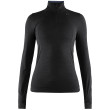 Koszulka damska Craft Fuseknit Comfort Zip W czarny