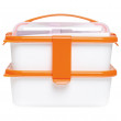 Pojemnik na żywność Omada Sanaliving Box Set pomarańczowy Arancio