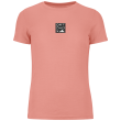 Koszulka damska Ortovox 185 Merino Square T-shirt Women's różowy Bloom