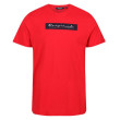 Koszulka męska Regatta Cline VI czerwony True Red