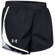 Szorty damskie Under Armour Fly By 2.0 Short czarny/biały Black / White / Reflective