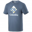 Koszulka męska Columbia M Rapid Ridge Graphic Tee niebieski Dark Mountain, CSC Camo Graphic