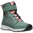 Dziecięce buty zimowe Keen Skua Winter Wp Youth zielony dark forest/rose elegance