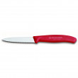 Nóż do warzyw Victorinox ząbkowany 8 cm czerwony