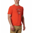Koszulka męska Columbia Nelson Point™ Graphic pomarańczowy Wildfire