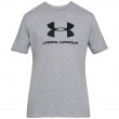 Koszulka męska Under Armour Sportstyle Logo SS szary/czarny SteelLightHeather/Black