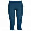 Damskie kalesony 3/4 Ortovox W's 120 Competition Light Short Pants niebieski petrol blue