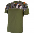Męska koszulka Sensor Merino Impress kr.rękaw zielony Safari/Camo