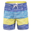 Strój kąpielowy dla dzieci Aquawave Barcode JR niebieski White/Navy/Turquoise/LimeStripes