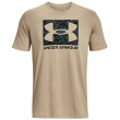 Koszulka męska Under Armour ABC Camo Boxed Logo SS beżowy Sahara / / Sahara