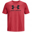 Koszulka Under Armour Sportstyle Logo SS czerwony/czarny Chakra / Black / Black