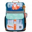 Plecak szkolny Baagl Zippy niebieski/pomarańczowy