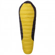 Śpiwór puchowy Warmpeace Viking 1200 195 cm żółty/czarny Yellow/Gray/Black