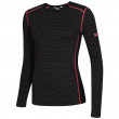 Damska koszulka Zulu Merino 240 Long czarny/różówy Black/Pink