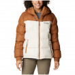 Kurtka zimowa damska Columbia Pike Lake™ II Insulated Jacket brązowy Camel Brown, Chalk