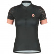 Damska koszulka kolarska Scott W's Endurance 20 SS czarny/różówy black/crystal pink