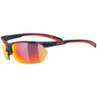 Okulary przeciwsłoneczne Uvex Sportstyle 114 czarny/czerwony GrayRedMat
