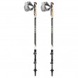 Kijek Nordic walking Leki Poles Traveller Carbon czarny/biały darkanthracite-white-palegreen