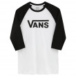 Koszulka męska Vans Classic Raglan biały/czarny White/Black