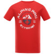 Koszulka męska Alpine Pro Drach czerwony