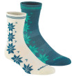 Skarpetki Kari Traa Vinst Wool Sock 2pk biały/niebieski Storm